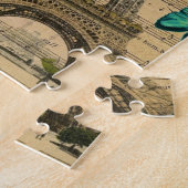 Blauer Schmetterling Robin-Vogelnest Puzzle (Seite)