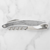 Blauer Schmetterling Rustikaler Korkenzieher (Rückseite)