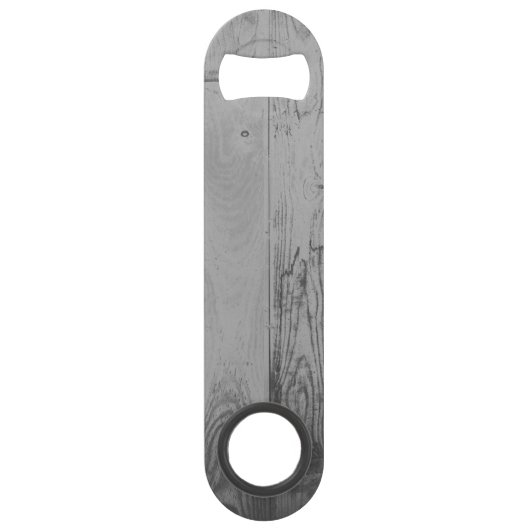 Blauer Schmetterling Rustikaler Personalisierter B Speed Flaschenöffner (Rückseite)