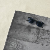 Blauer Schmetterling Rustikales Strandtuch (Beispiel)