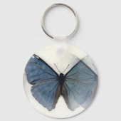 Blauer Schmetterling Schlüsselanhänger (Vorderseite)