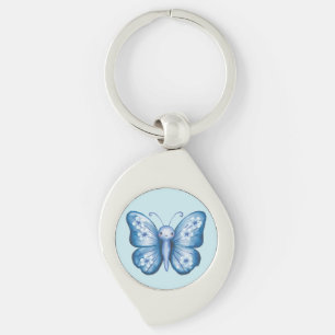 Blauer Schmetterling Schlüsselanhänger