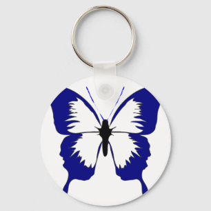 Blauer Schmetterling Schlüsselanhänger