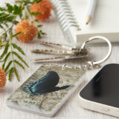 Blauer Schmetterling Schlüsselanhänger (Vorderseite rechts)