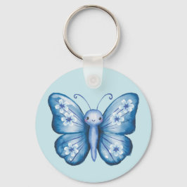 Blauer Schmetterling Schlüsselanhänger