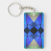 Blauer Schmetterling Schlüsselanhänger (Vorderseite)