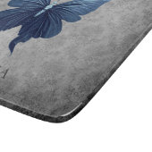 Blauer Schmetterling Schneidebrett (Ecke)
