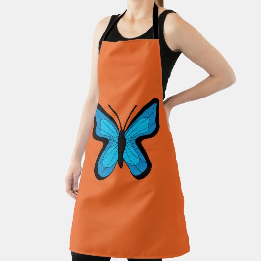 Blauer Schmetterling Schürze (InSitu)