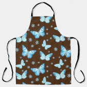 Blauer Schmetterling Schürze (Vorderseite)