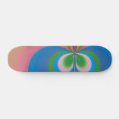 Blauer Schmetterling Skateboard (Horizontal)