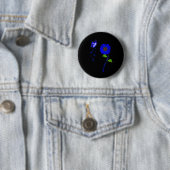Blauer Schmetterling Sonnenblume Band Button (Beispiel)