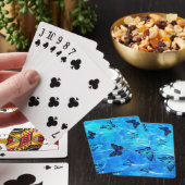 Blauer Schmetterling Spielkarten (In Situ)