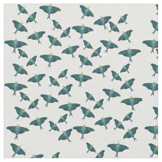 Blauer Schmetterling Stoff (Nahaufnahme)