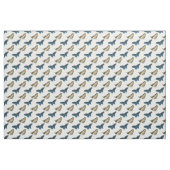 Blauer Schmetterling Stoff (Yard (91,4 cm))