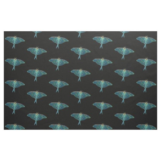 Blauer Schmetterling Stoff (Fat Quarter (45,7 x 55,9 cm))