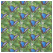 Blauer Schmetterling Stoff (Muster)