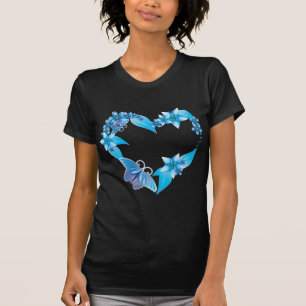 Blauer Schmetterling T-Shirt