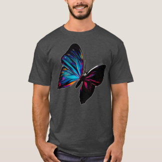 Blauer Schmetterling T-Shirt