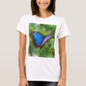 Blauer Schmetterling T-Shirt (Vorderseite)