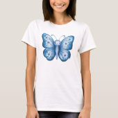 Blauer Schmetterling T-Shirt (Vorderseite)