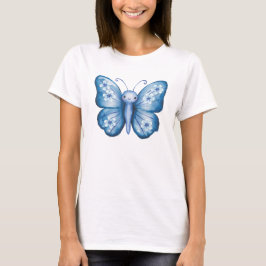 Blauer Schmetterling T-Shirt
