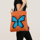 Blauer Schmetterling Tasche (Von Nahem)