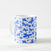 Blauer Schmetterling Tasse (Vorderseite Links)