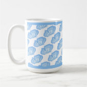 Blauer Schmetterling Tasse (Links)