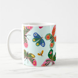 Blauer-Schmetterling-Tassendesign  Kaffeetasse