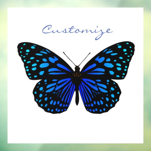 Blauer Schmetterling Thunder_Cove Fensteraufkleber (Blatt 3)