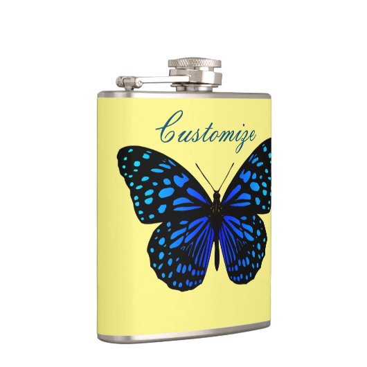 Blauer Schmetterling Thunder_Cove Flachmann (Rechts)