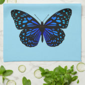 Blauer Schmetterling Thunder_Cove Geschirrtuch (Gefaltet)