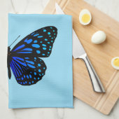 Blauer Schmetterling Thunder_Cove Geschirrtuch (Viertel Falte)