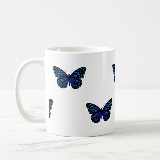 Blauer Schmetterling Thunder_Cove Kaffeetasse (Links)