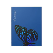 Blauer Schmetterling Thunder_Cove Notizblock (Rotiert)