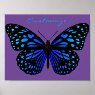 Blauer Schmetterling Thunder_Cove Poster