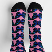 Blauer Schmetterling Thunder_Cove Socken (Oben)
