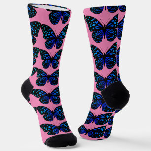 Blauer Schmetterling Thunder_Cove Socken