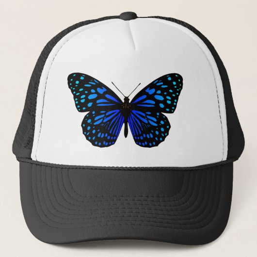Blauer Schmetterling Thunder_Cove Truckerkappe (Vorderseite)