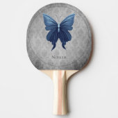 Blauer Schmetterling Tischtennis Schläger (Vorderseite)
