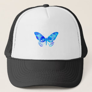 Blauer Schmetterling Truckerkappe