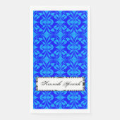 Blauer Schmetterling von Kenneth Yoncich Serviette (Vorderseite)