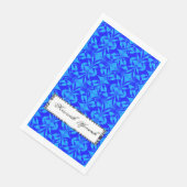 Blauer Schmetterling von Kenneth Yoncich Serviette (Ecke)