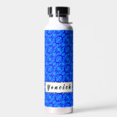 Blauer Schmetterling von Kenneth Yoncich Trinkflasche (Links)