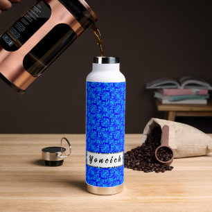 Blauer Schmetterling von Kenneth Yoncich Trinkflasche