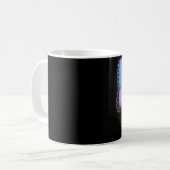 Blauer Schmetterlingsbecher Kaffeetasse (Vorderseite Links)