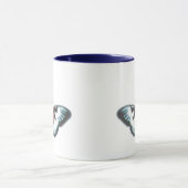 Blauer Schmetterlingsbecher Tasse (Zentrum)