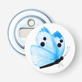 Blauer Schmetterlingskopf Flaschenöffner