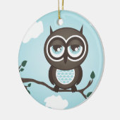 Blauer Schmuck Keramik Ornament (Links)