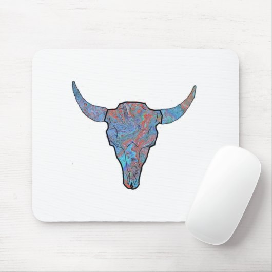 Blauer Schnabelschlauch Mousepad (Mit Mouse)